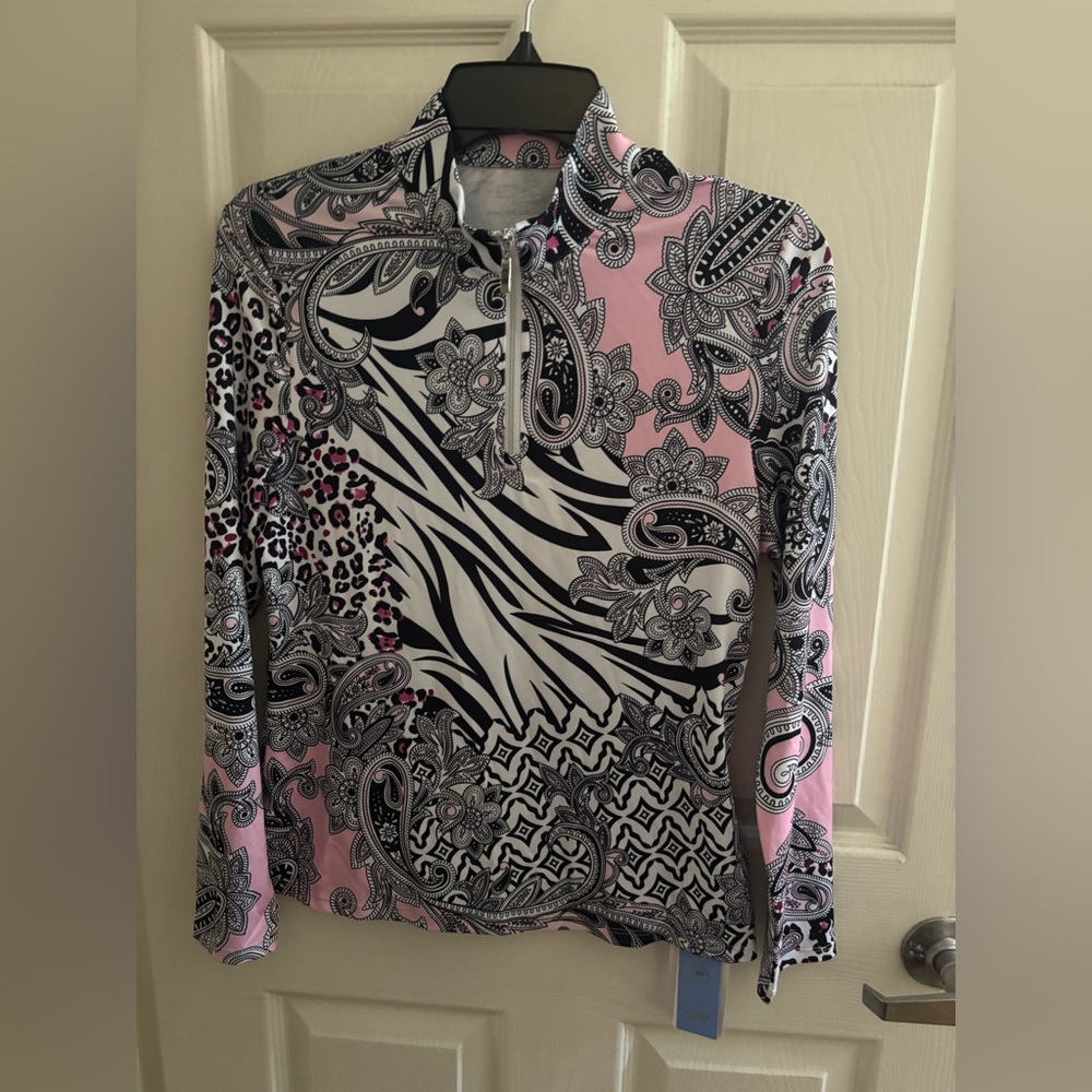 Pretty Feminine Golf Shirt Quarterzip UPF50+